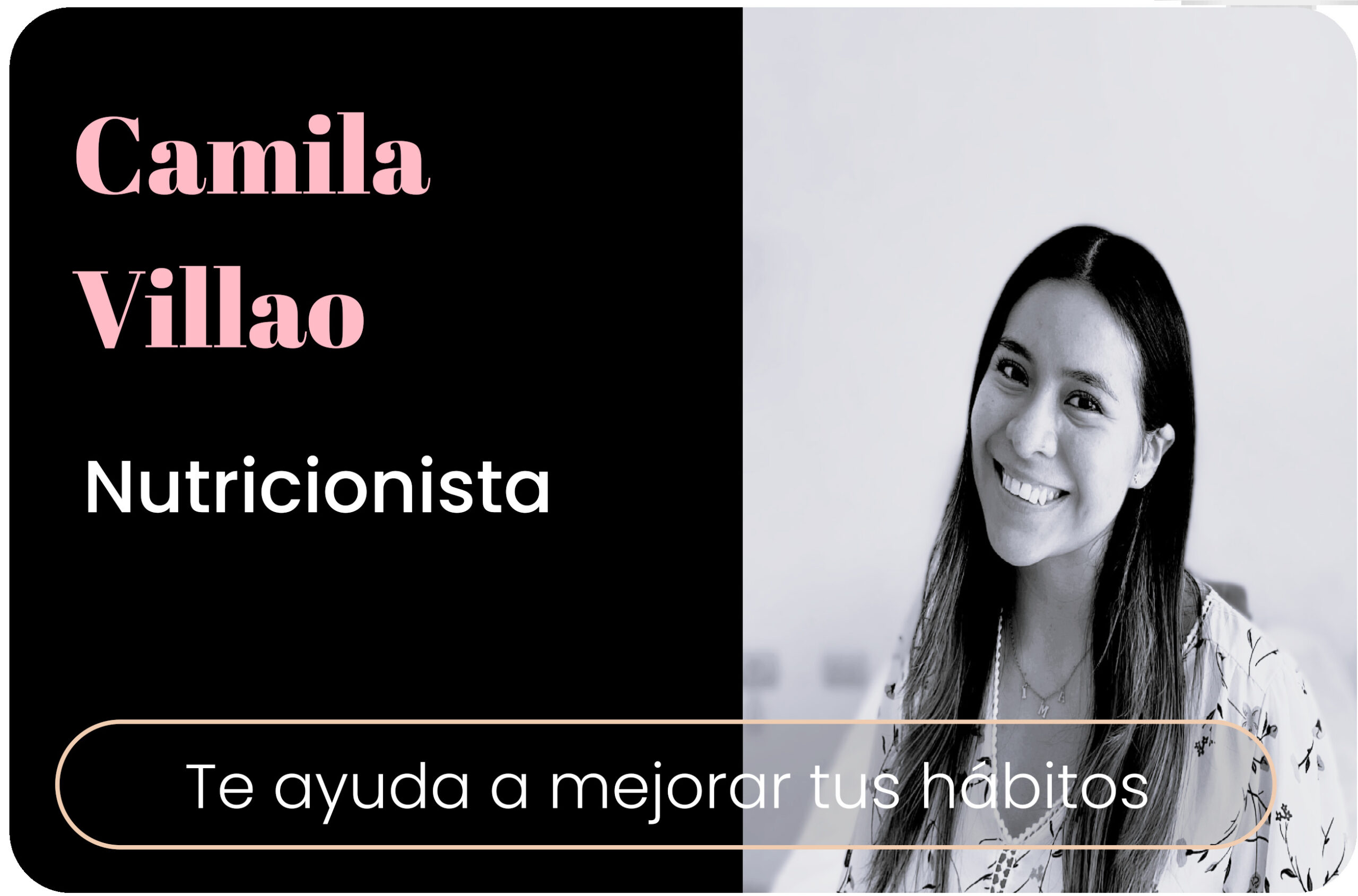 entrevista a Camila Villao experta en nutrición